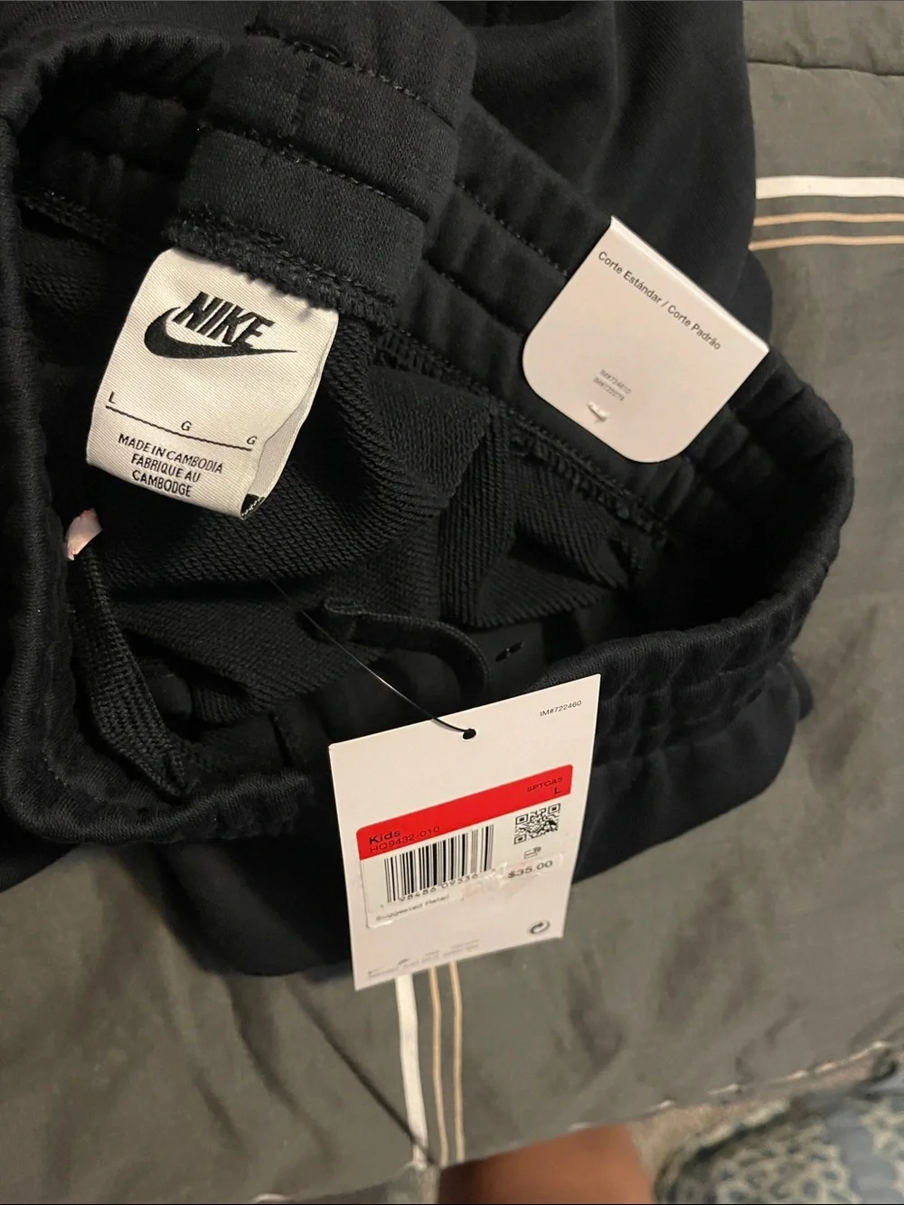 Nike Black Athletic Mini Skirt with Logo